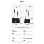 复古小方包腋下包平纹包盖式小方包2026新款单肩斜跨小香风百搭女
